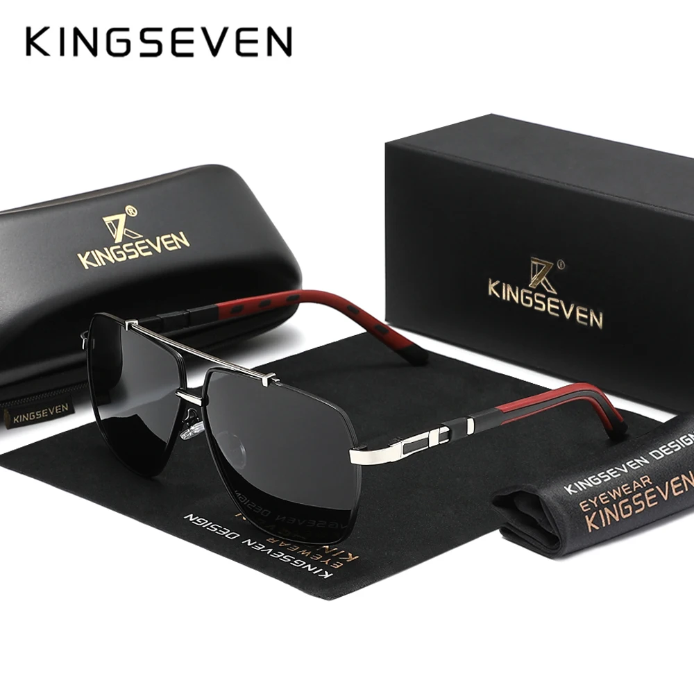 แว่นกันแดด KINGSEVEN รุ่นใหม่ส - Sunglasses Aviator Polarized บทวิจารณ์และราคา
