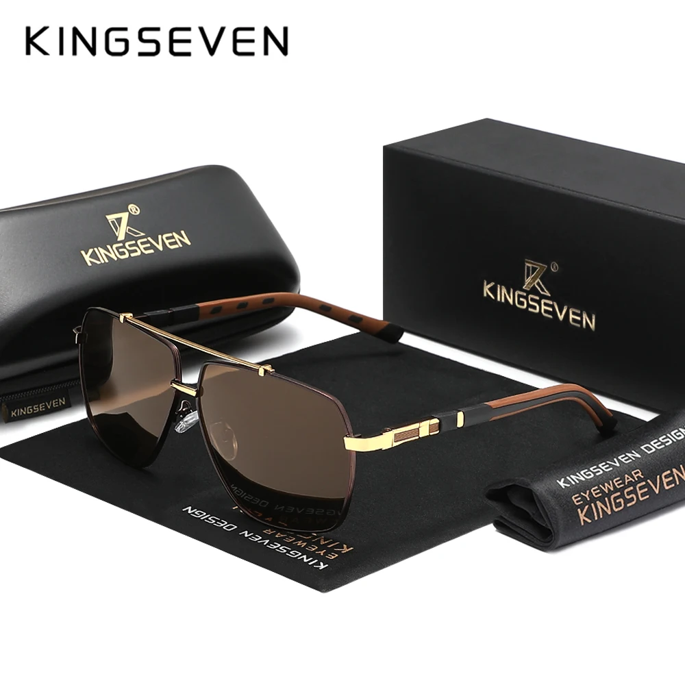 แว่นกันแดด KINGSEVEN รุ่นใหม่ส - Sunglasses Aviator Polarized บทวิจารณ์และราคา